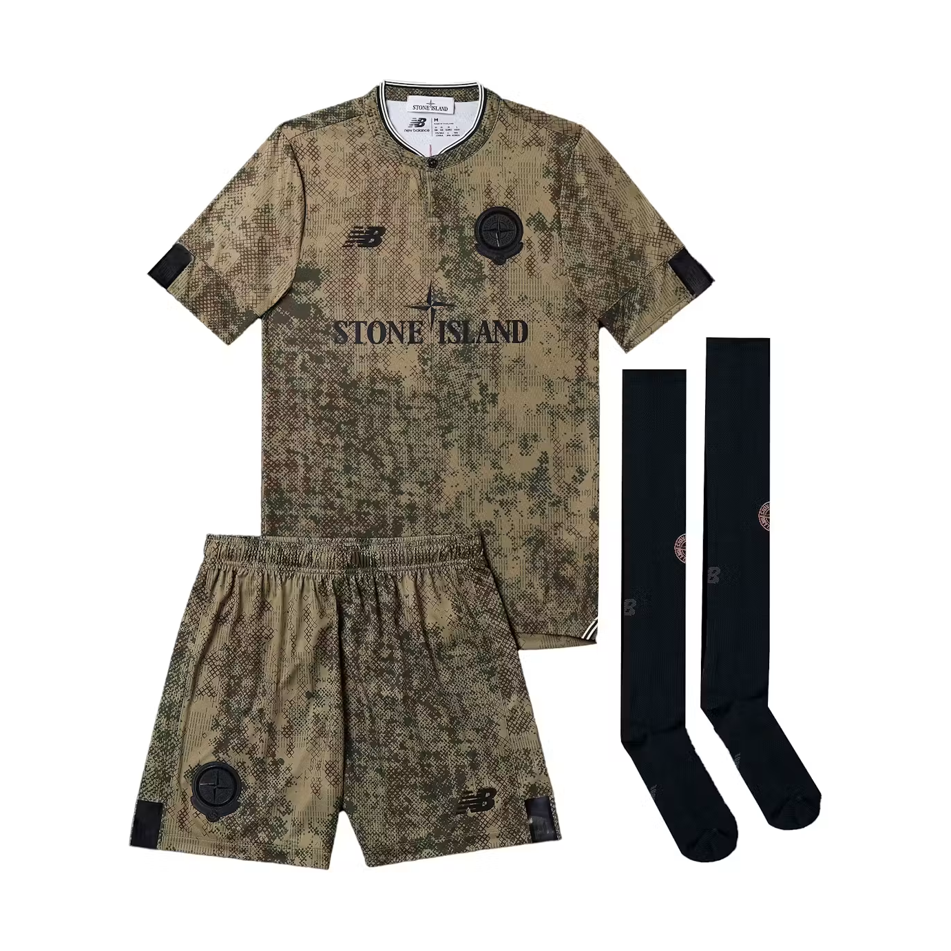 Stone Island x New Balance In Motion Archival Football Kit Camouflage