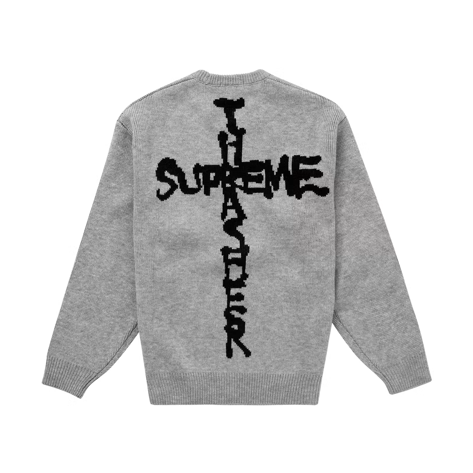 Supreme Thrasher Sweater Heather Grey