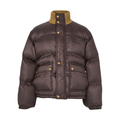 Celine Womans Puffer Nylon Brown
