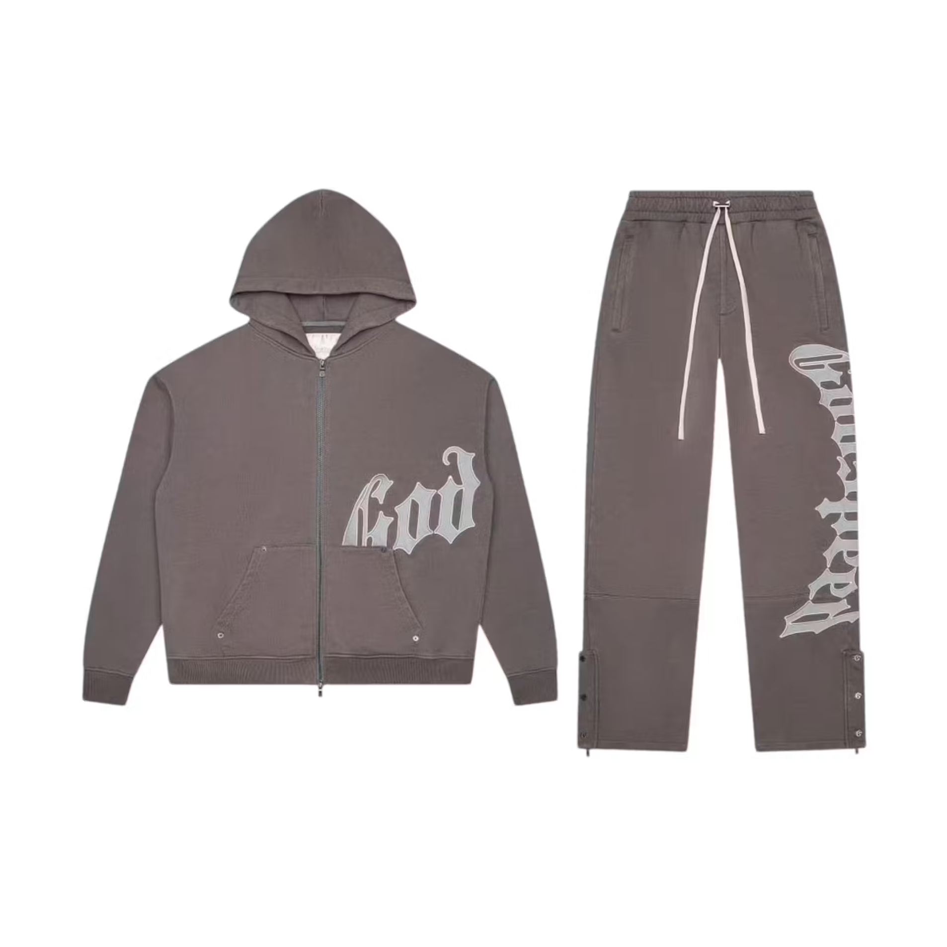 Godspeed OG Logo V2 Sweatsuit Stone Grey