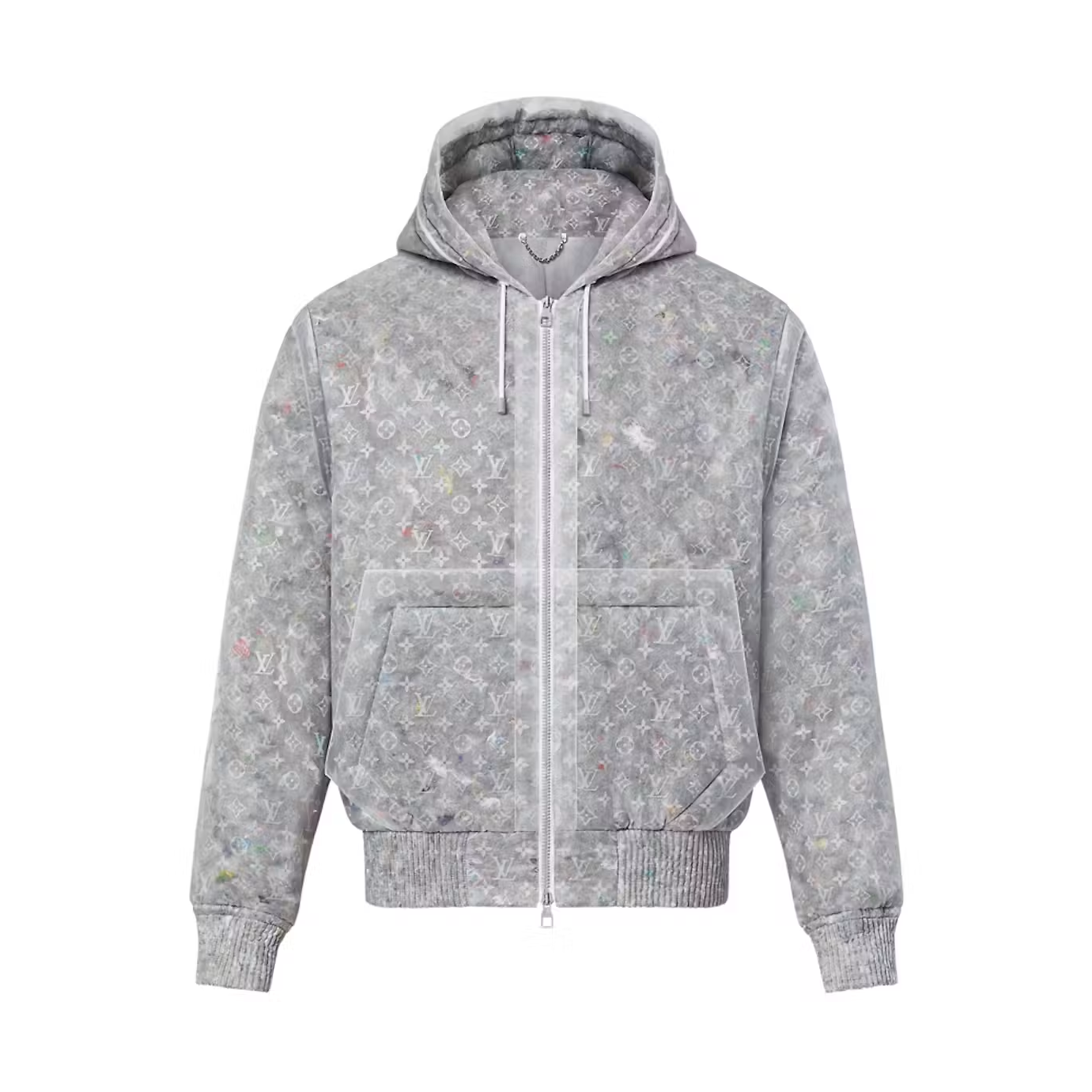 Louis Vuitton Monogram Organza Padded Blouson Translucent