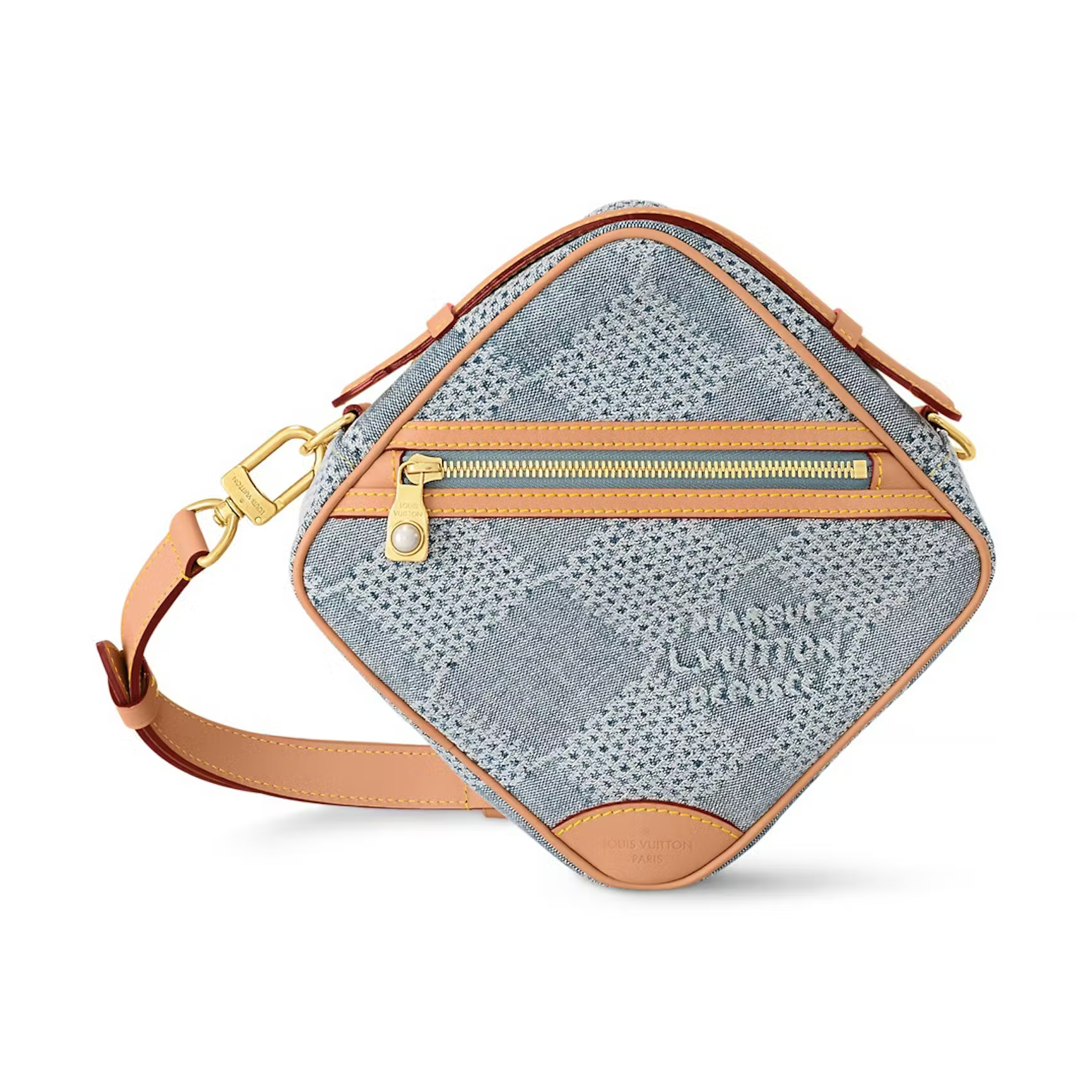 Louis Vuitton Chess Messenger Damier Denim 3D Blue Denim