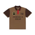 Denim Tears x Stussy Spades Team Polo Brown