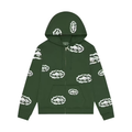 Denim Tears x Corteiz Island Wreath Zip Hoodie Green