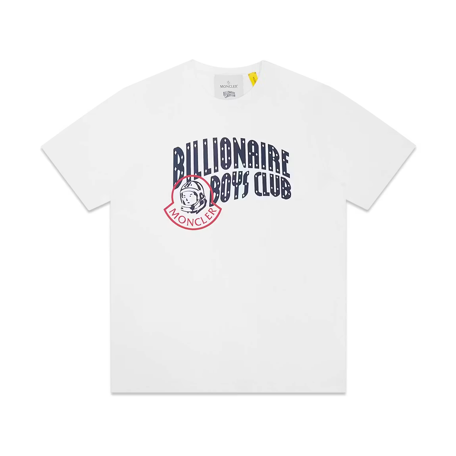 Moncler x Billionaire Boys Club Logo T-shirt Silk White