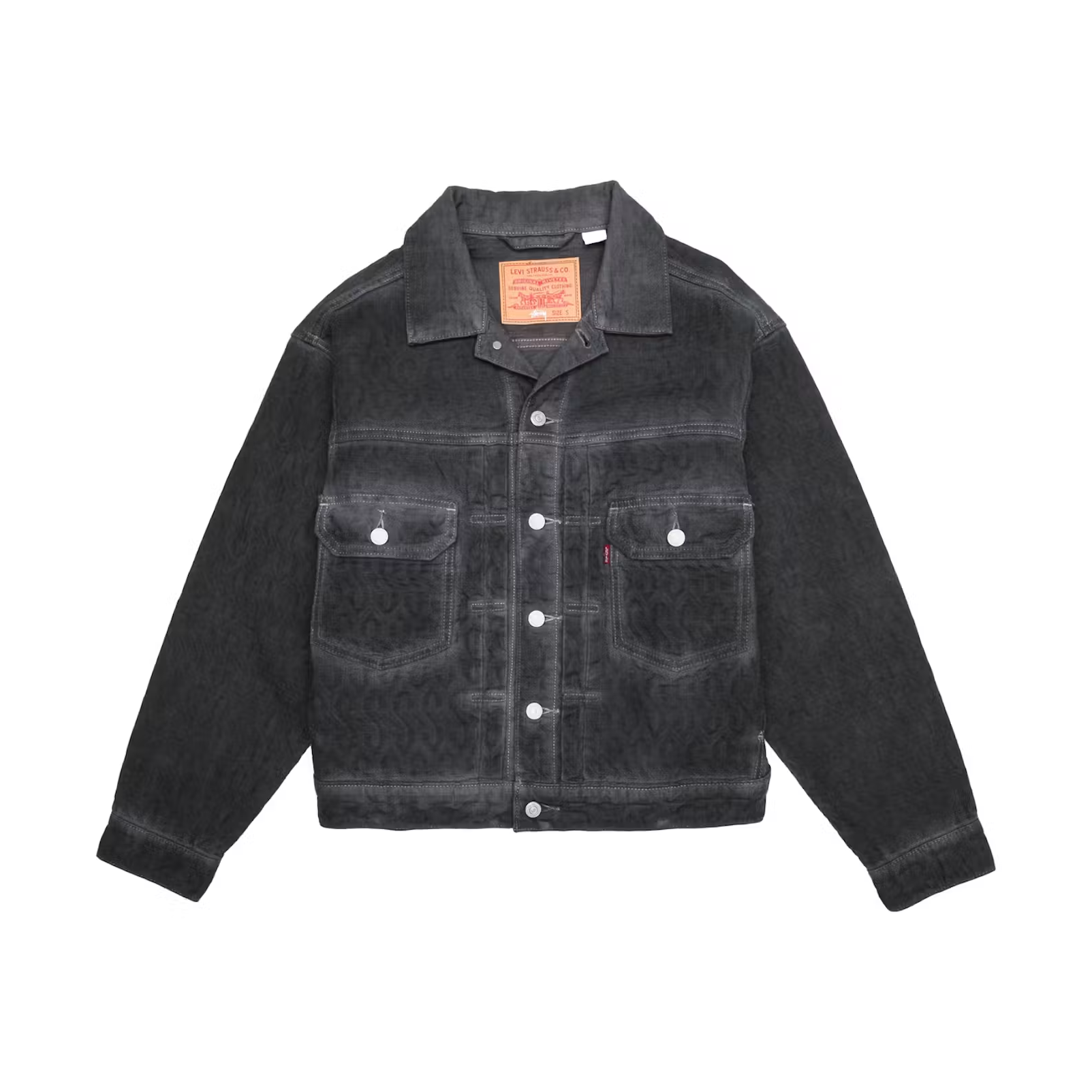 Stussy x Levi's Dyed Jacquard Jacket Black