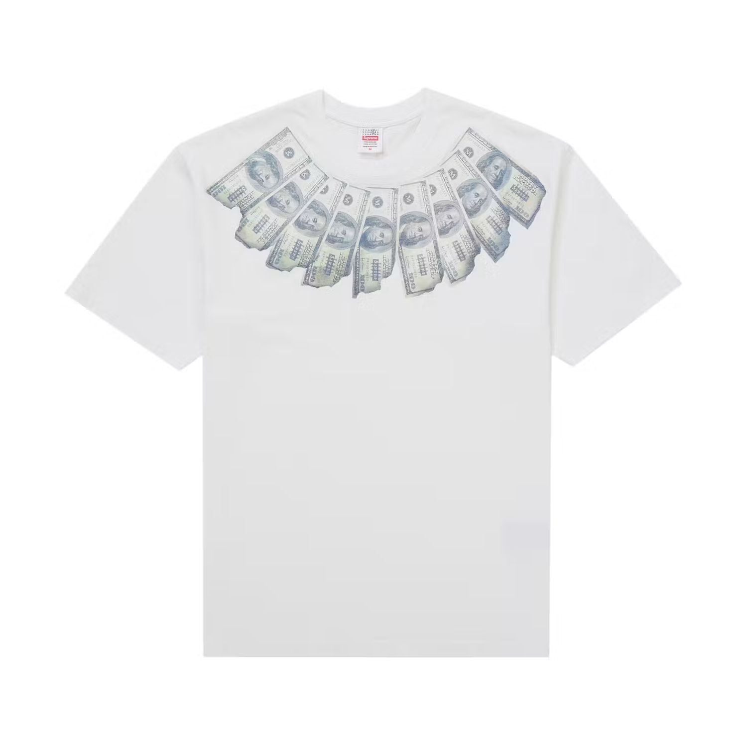 Supreme MM6 Maison Margiela Money S/S Top White