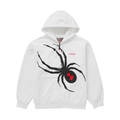Supreme Spyder Zip Up Hooded Sweatshirt White