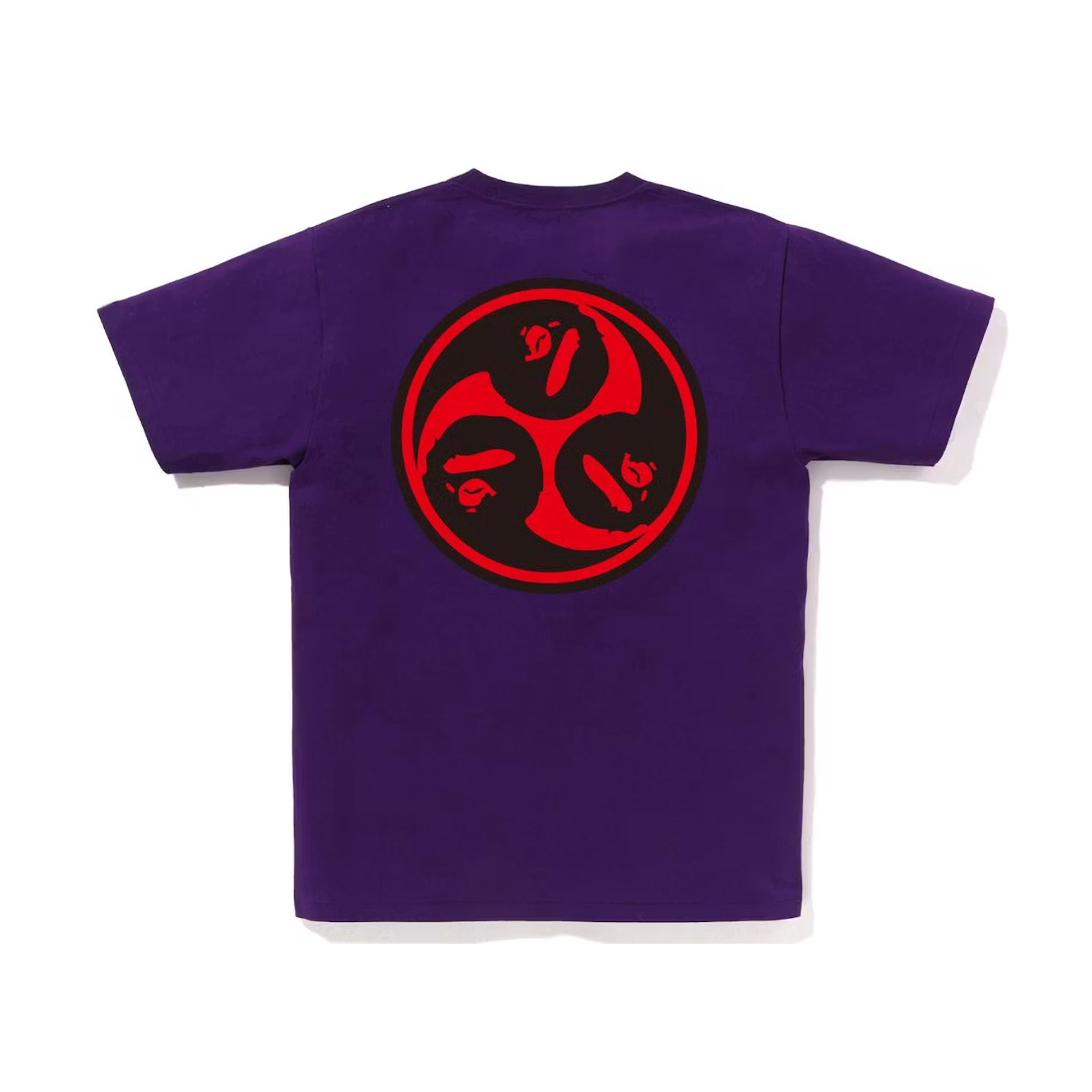 BAPE Japan Culture Mitsudomoe Tee Purple