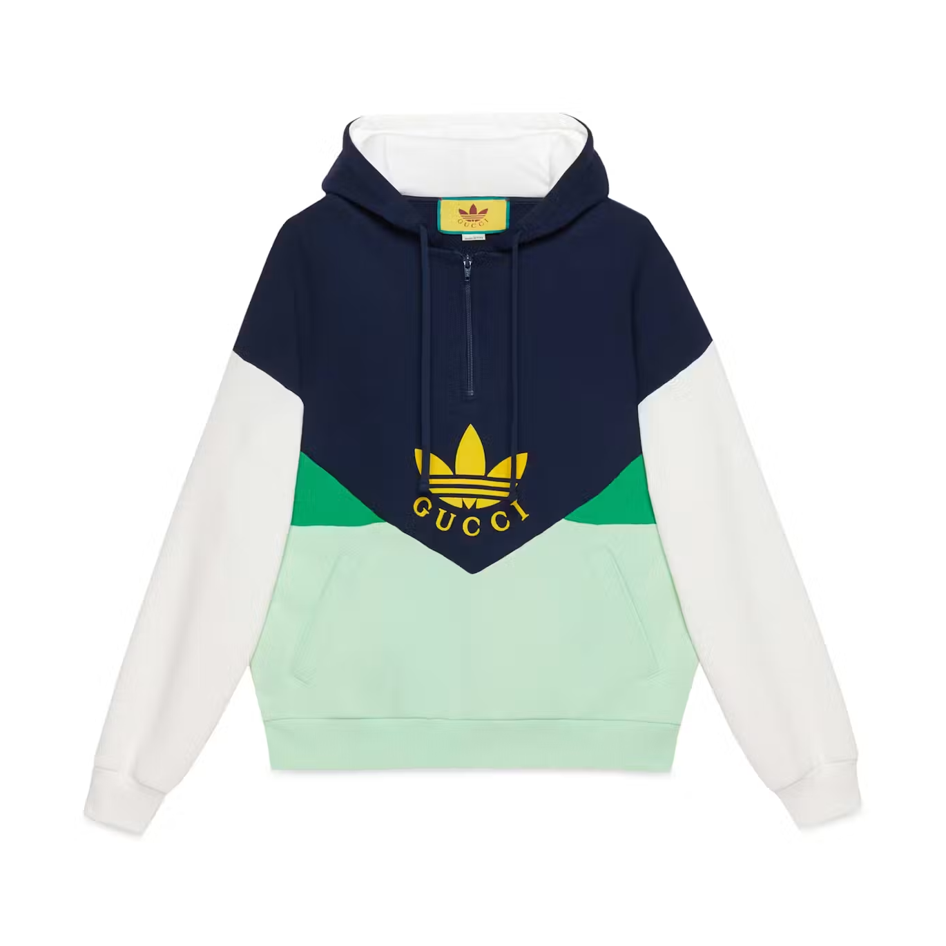 Gucci x adidas Hooded Sweatshirt Blue