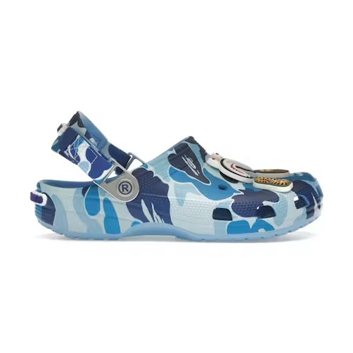 Crocs Classic Clog A Bathing Ape ABC Camo Blue