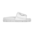 Prada Soft Padded 20mm Slide Sandal White Nappa
