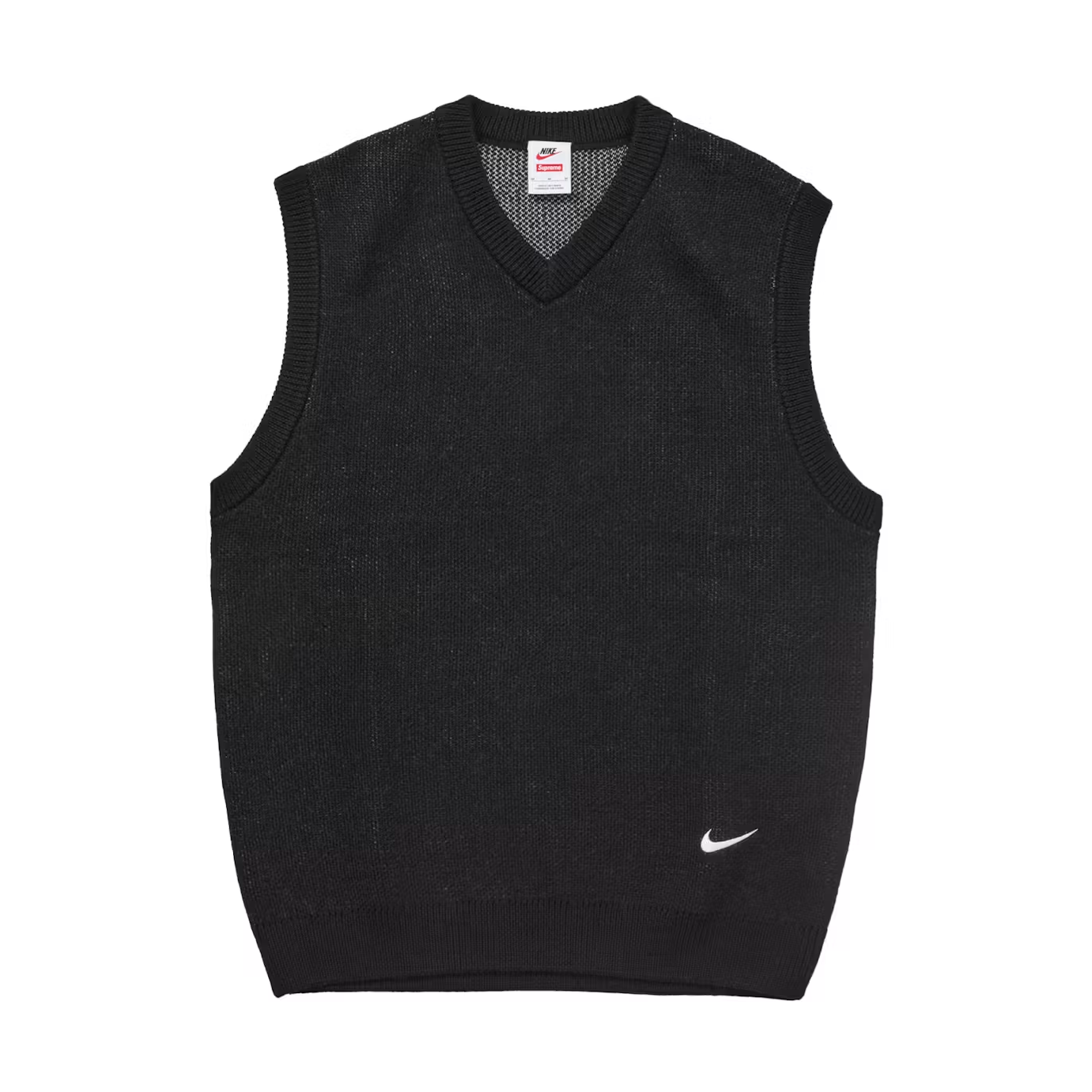 Supreme Nike Sweater Vest Black