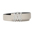 AMIRI Nappa 1.5 Width Belt Alabaster