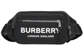 Burberry Logo Print Nylon Bum Bag Black