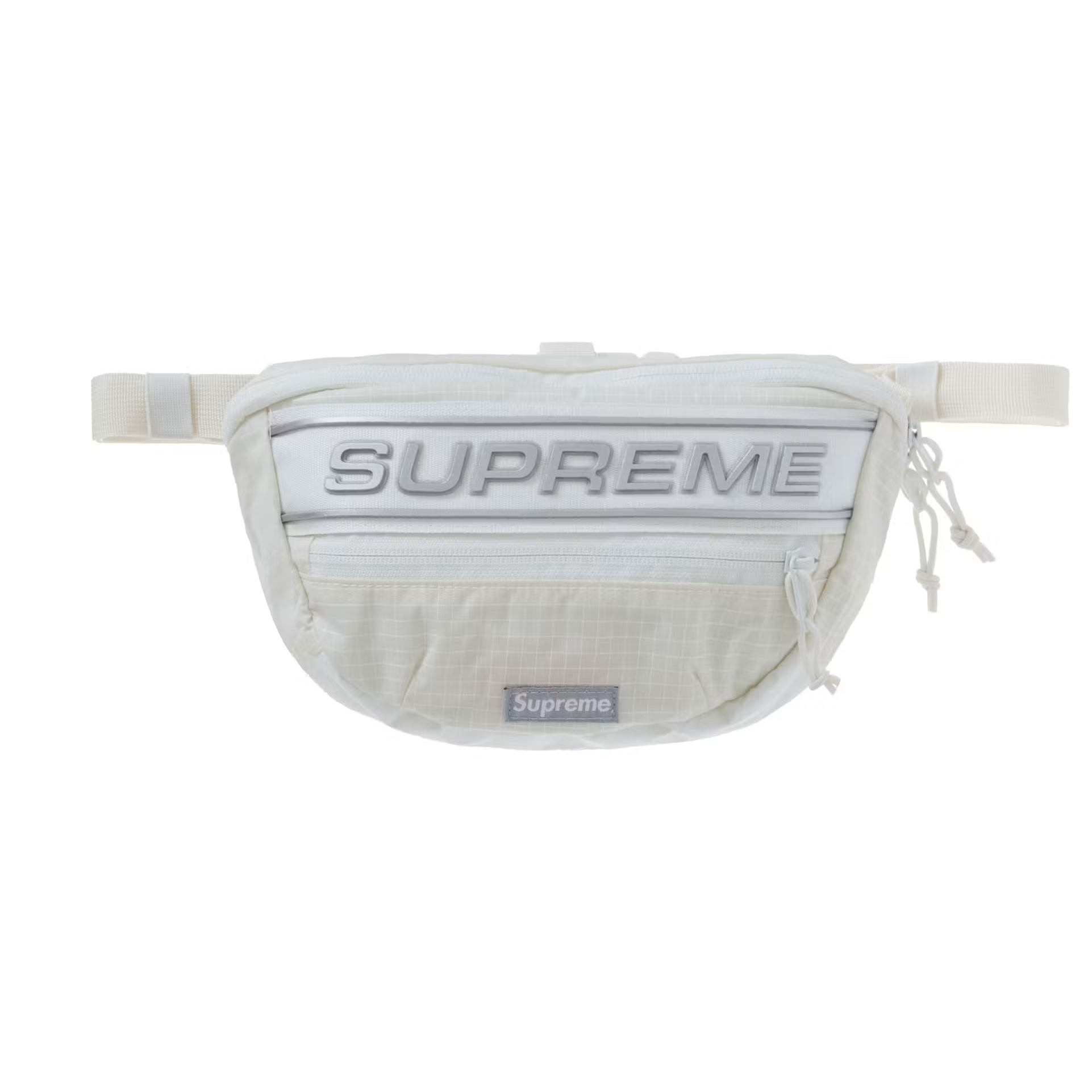 Supreme Logo Waist Bag White
