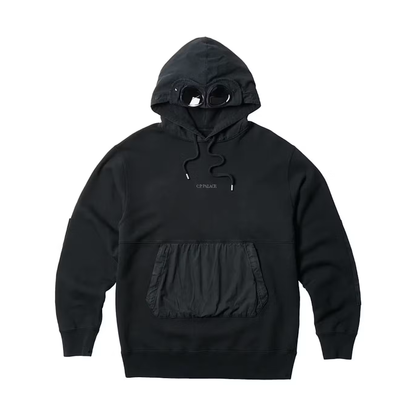 Palace C.P. Company Goggle Hoodie Black