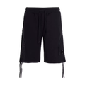 C.P. Company Diagonal Raised Fleece Drawsting Zip Detail Shorts