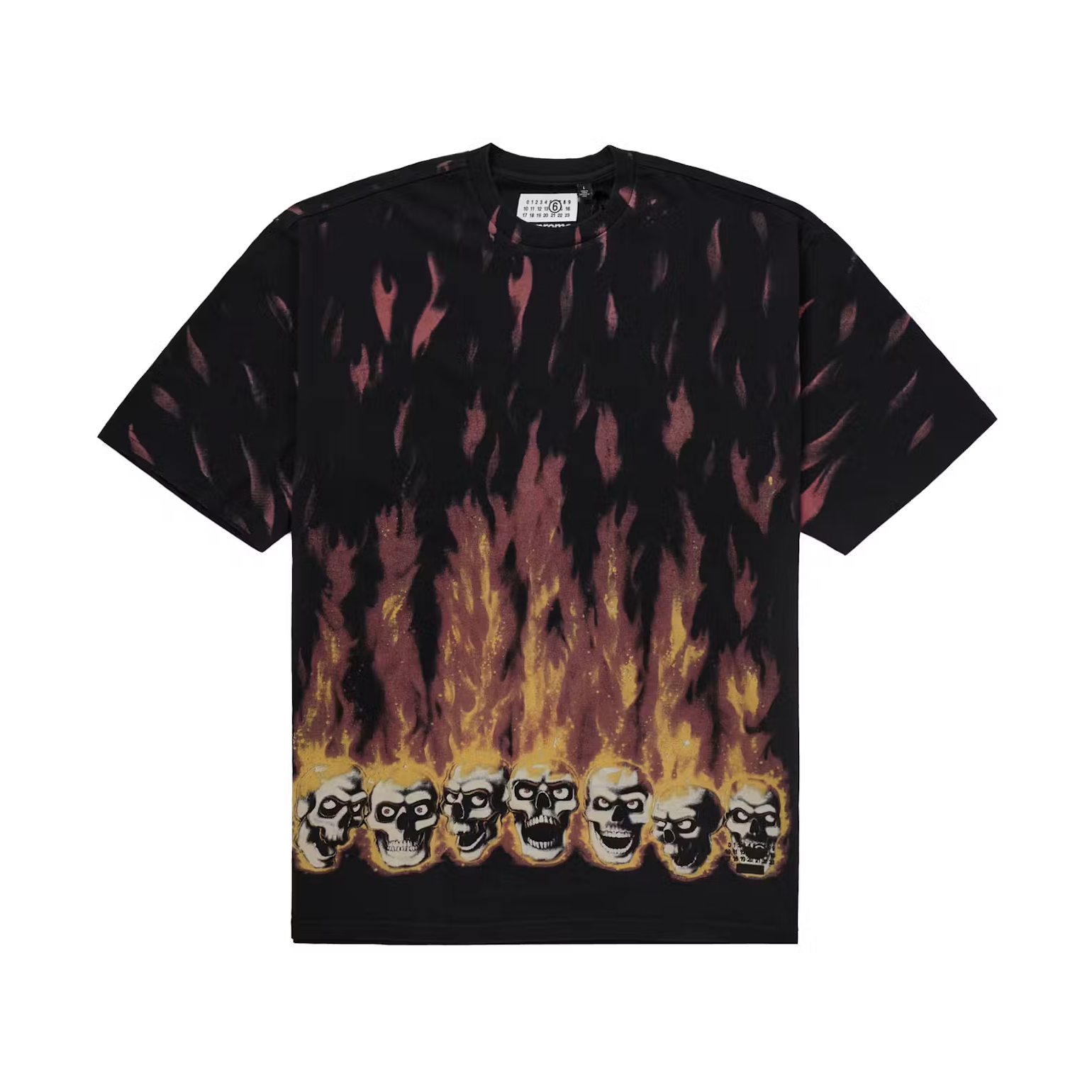 Supreme MM6 Maison Margiela Liquid Blue Oversized Tee