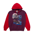 Supreme MM6 Maison Margiela Eagle Zip Up Hooded Sweatshirt Red