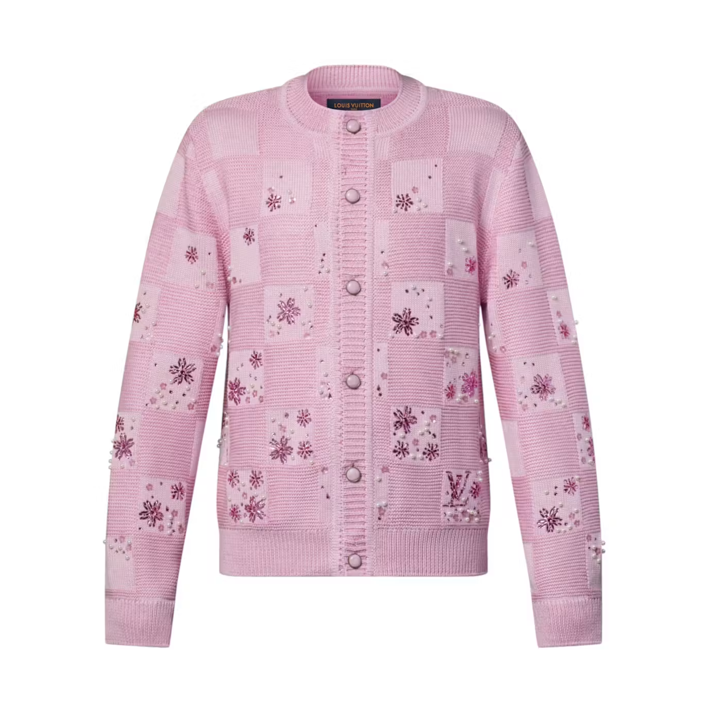 Louis Vuitton x Nigo Damier Embroidered Cardigan