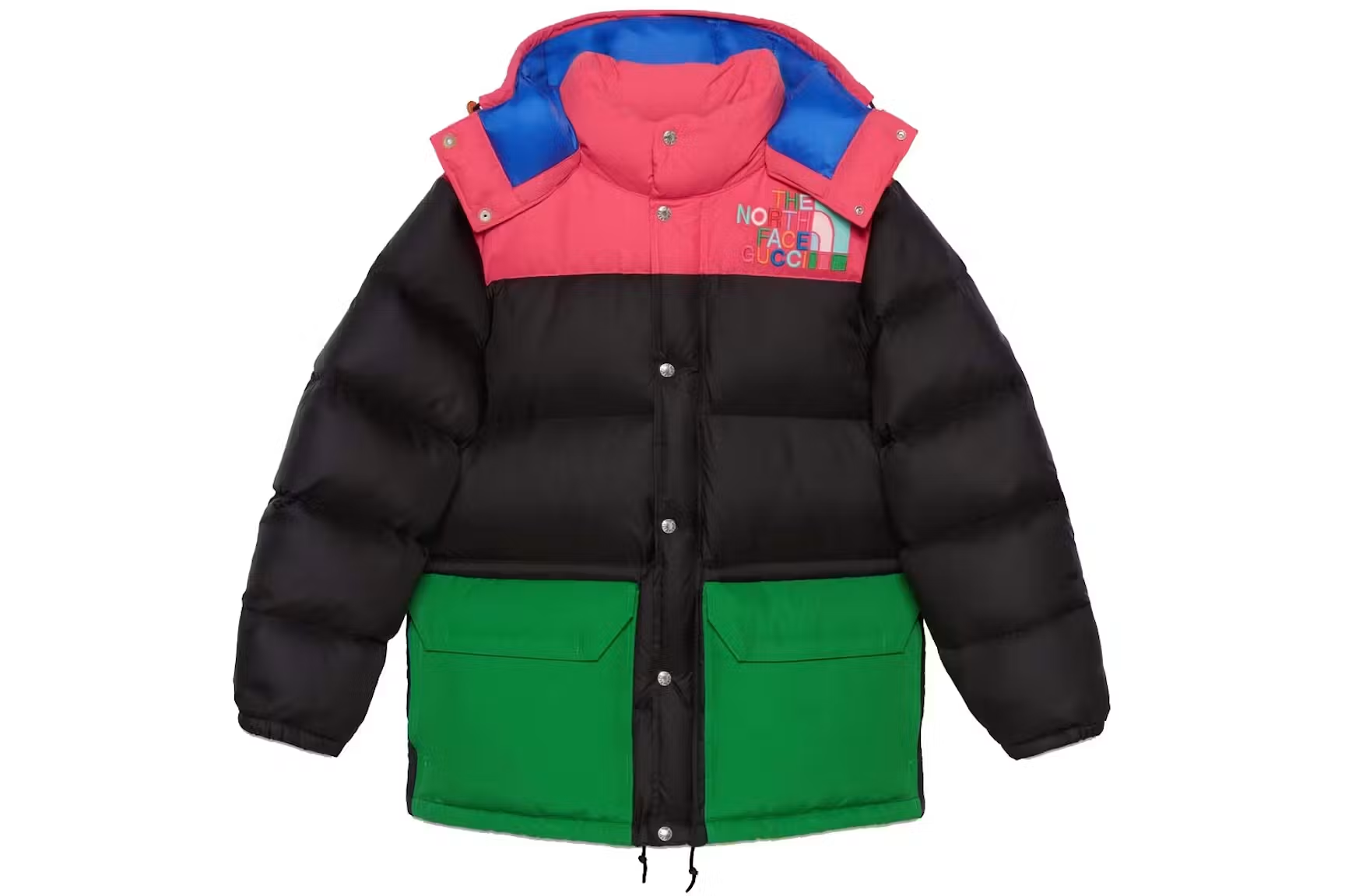Gucci x The North Face Down Jacket Black/Multicolor