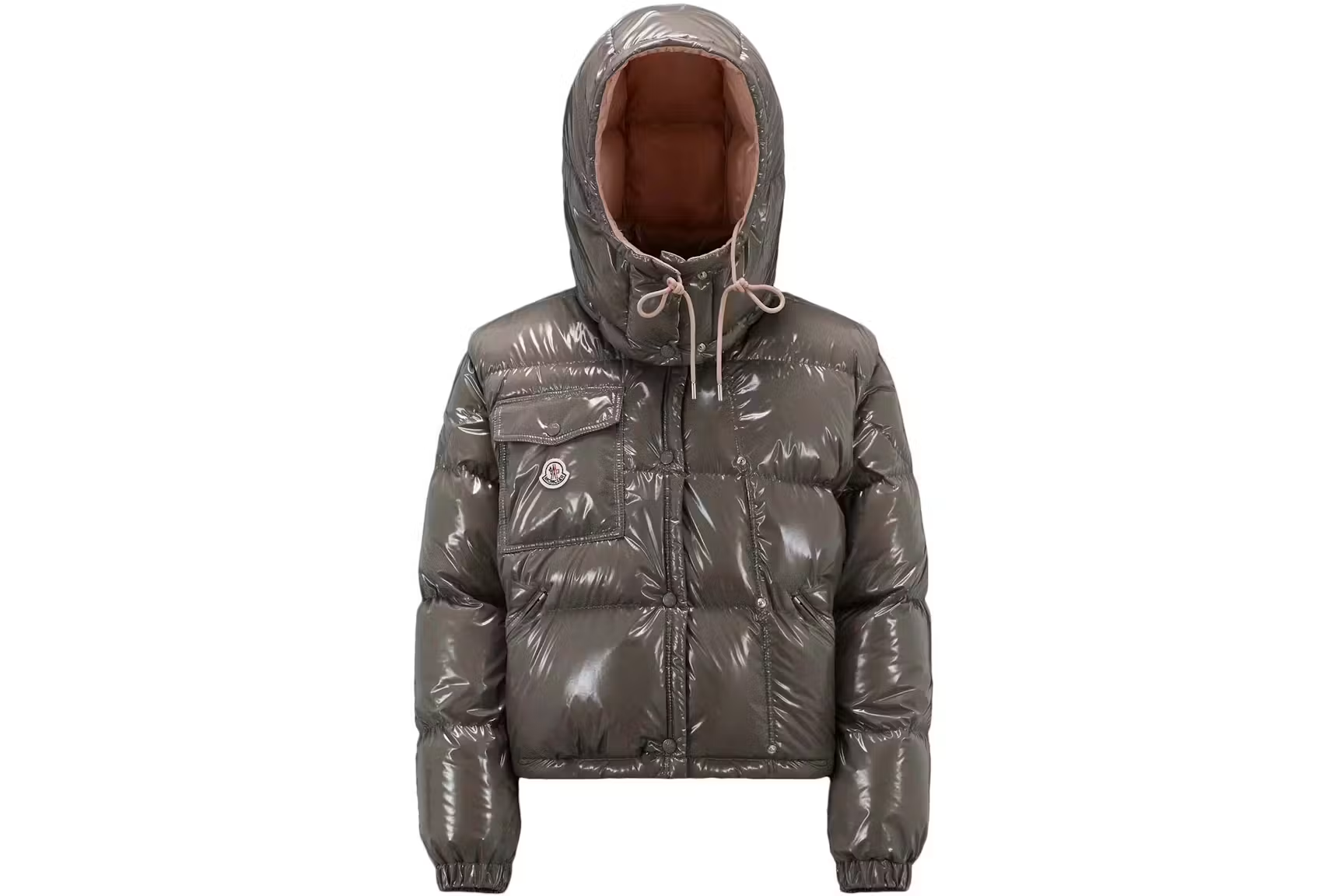 Moncler Karakorum Ripstop Short Down Jacket Grey