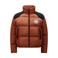 Moncler x Palm Angels Nevin Short Down Jacket Brown
