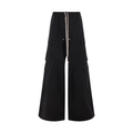 Rick Owens DRKSHDW Tencel Double Cargo Jumbo Belas Pants Black